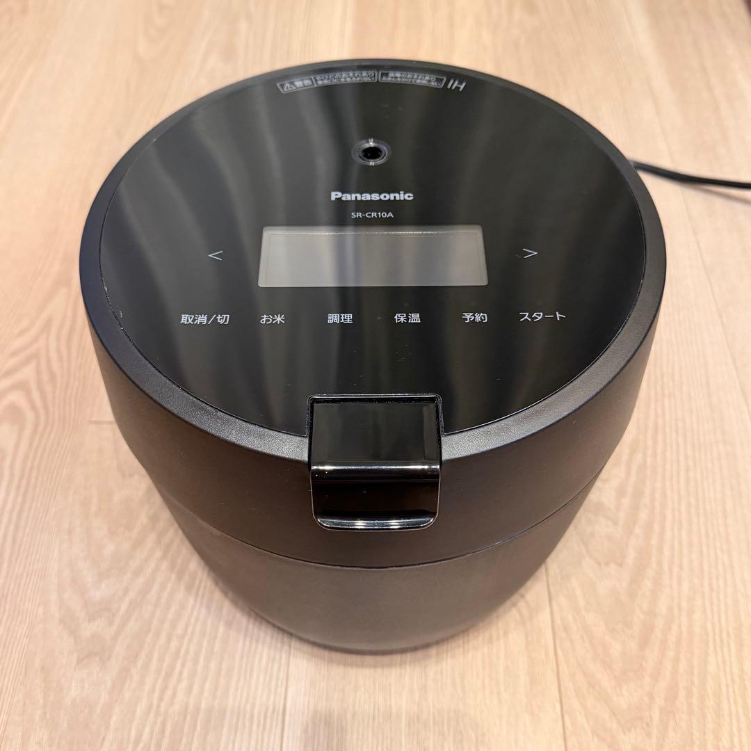 パナソニック 炊飯器 SR-CR10A ブラック