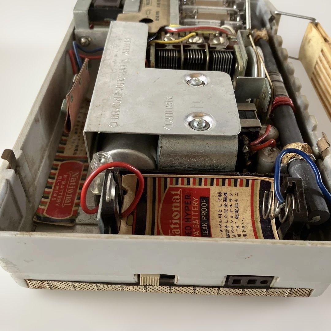 ナショナル　ラジオ　電池真空管