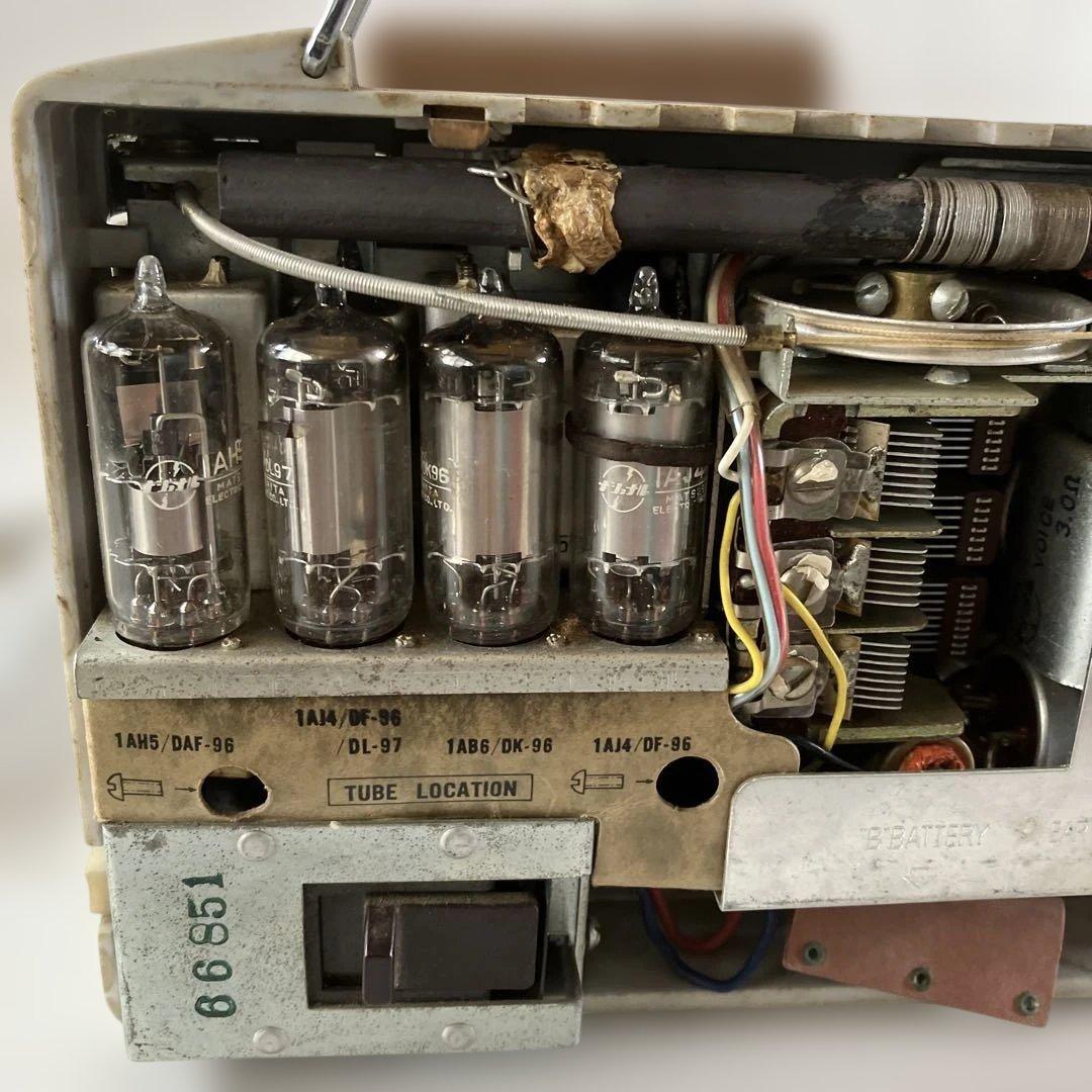 ナショナル　ラジオ　電池真空管