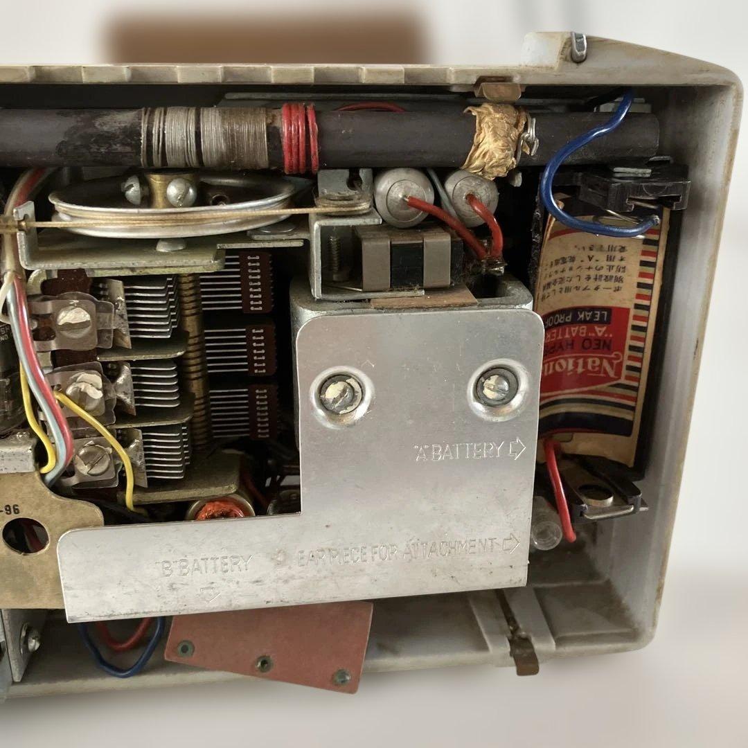 ナショナル　ラジオ　電池真空管