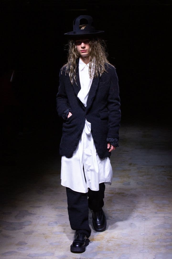 オムプリュス　ウール縮絨パンツ