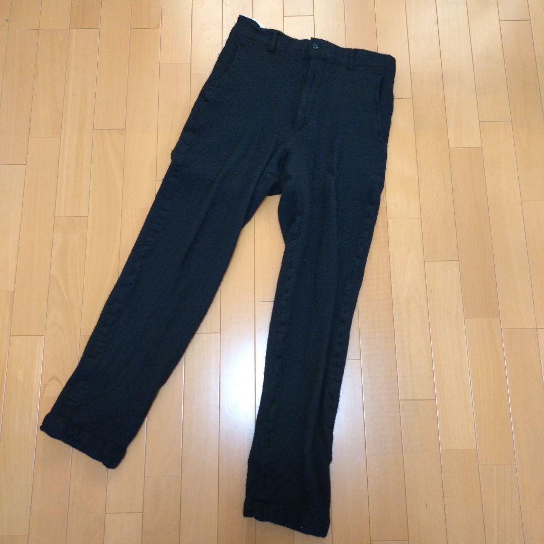 オムプリュス　ウール縮絨パンツ