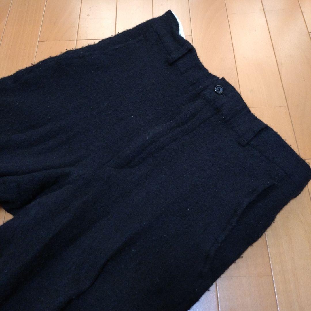 オムプリュス　ウール縮絨パンツ