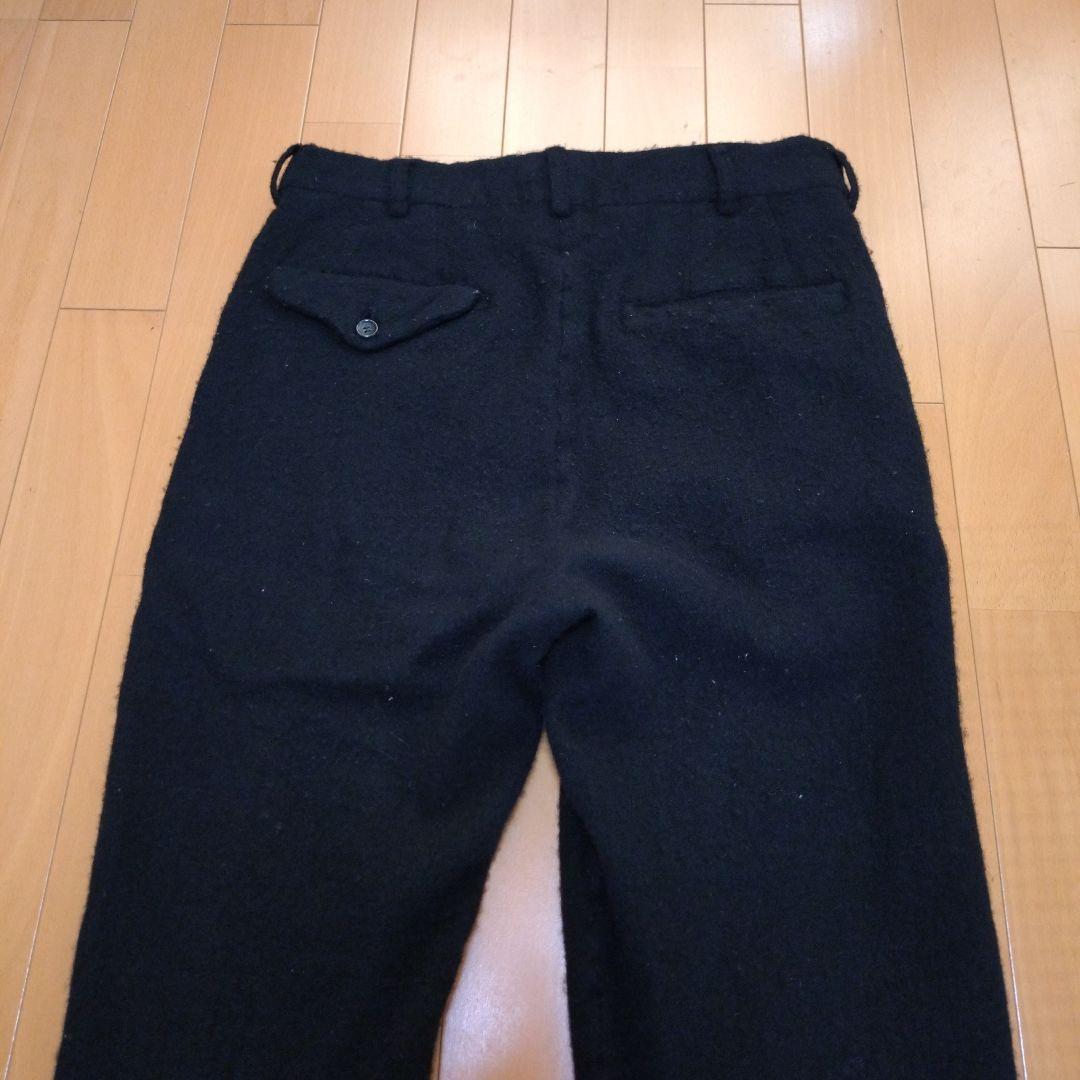 オムプリュス　ウール縮絨パンツ