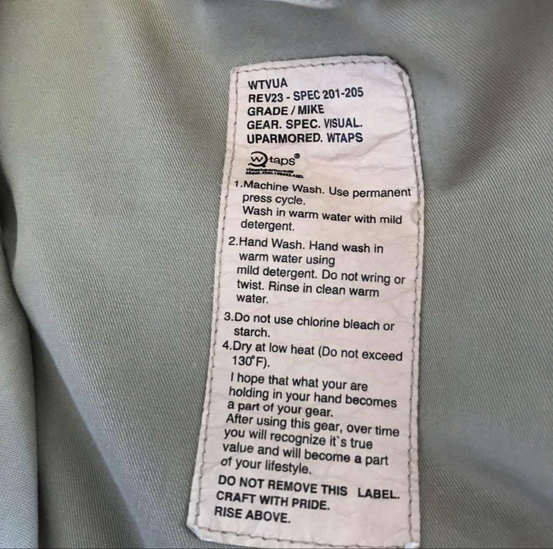 ジャケット・アウター WTAPS M-65 JACKET/TSDT-JKM02