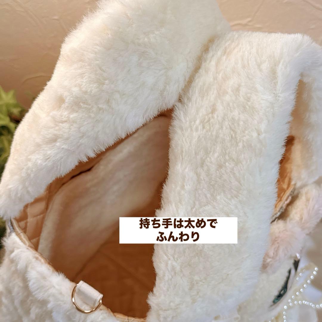 あ*き様 コヤンイサムチョン♡新柄インド刺繍のうさミルクちゃんのラウンドトートバ