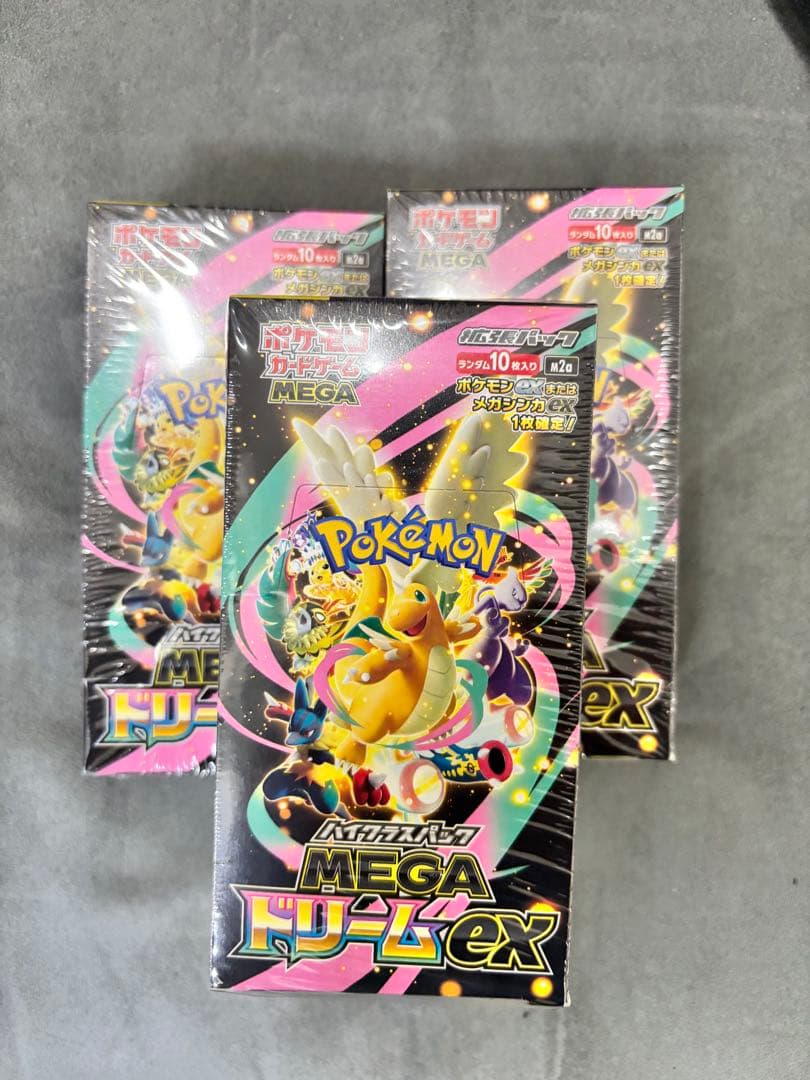 ポケモンカードゲーム MEGAドリームEX 3BOX