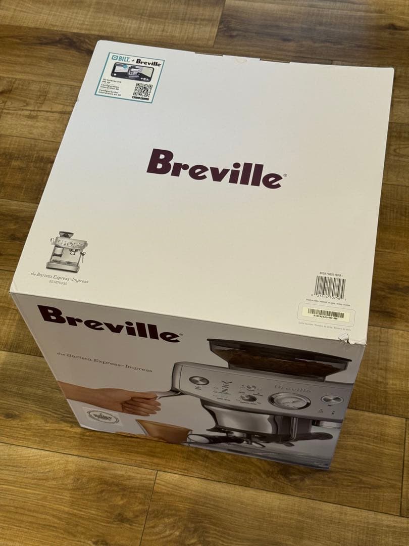 美品 breville BES876 エスプレッソマシン日本100v使用可