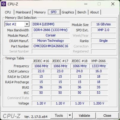メモリー Corsair Vengeance LPX DDR4 16GB*2