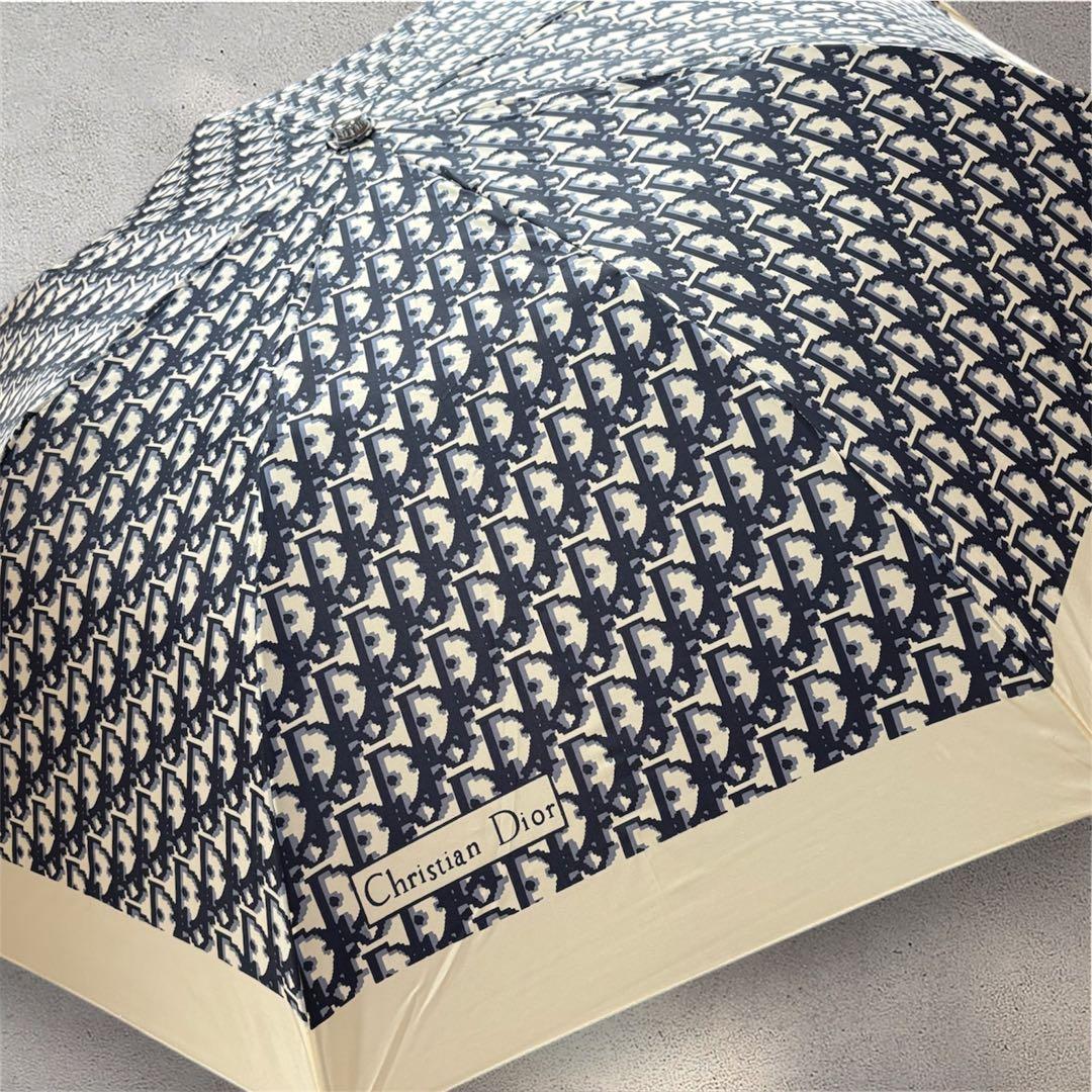 Christian Dior 折りたたみ傘 トロッター柄 雨傘