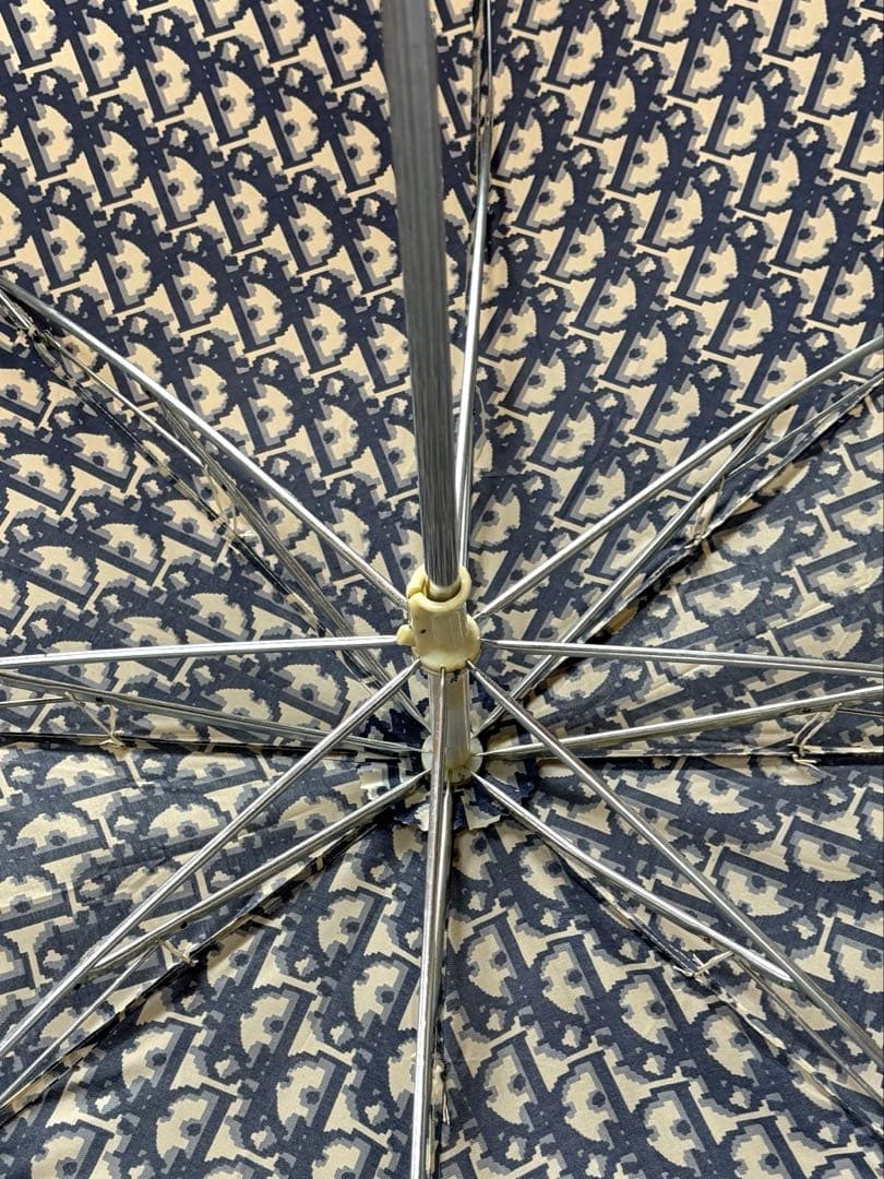 Christian Dior 折りたたみ傘 トロッター柄 雨傘