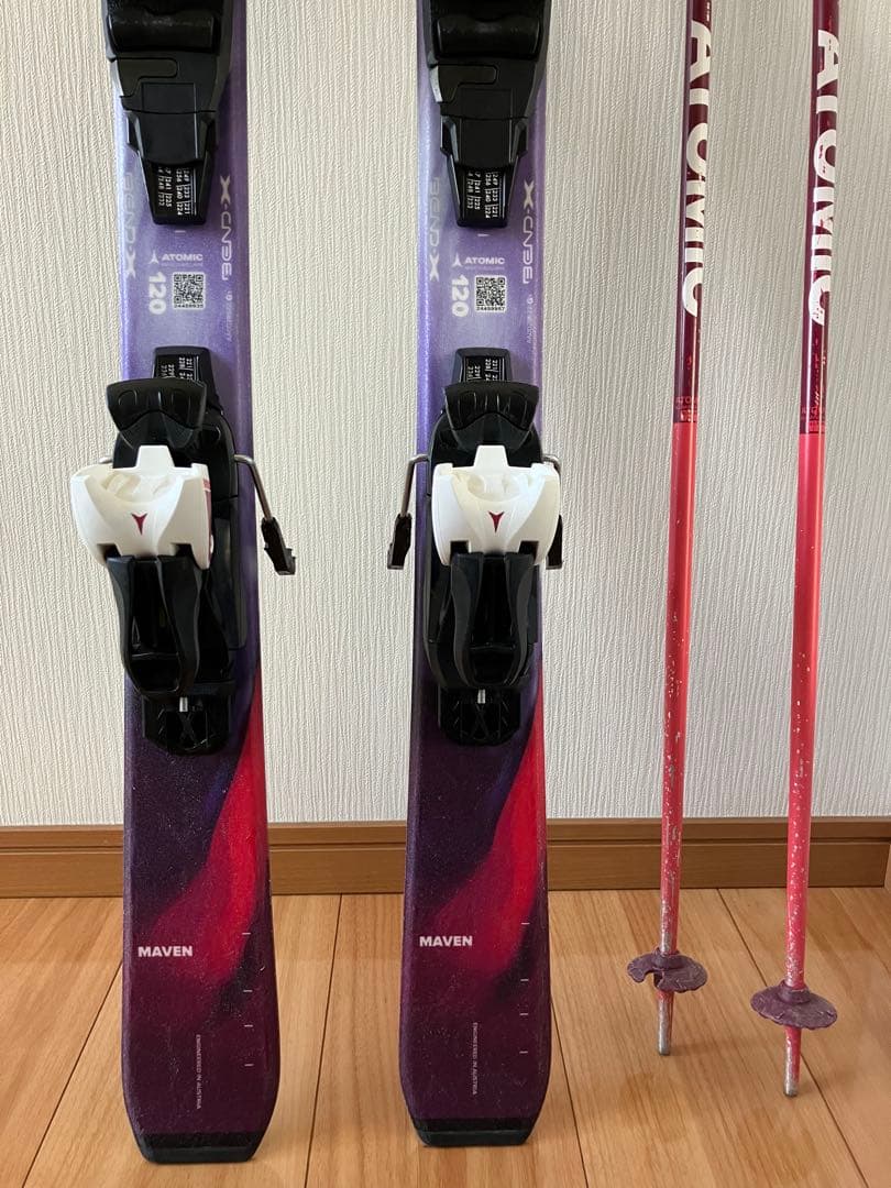 ATOMIC 子供スキー4点セット