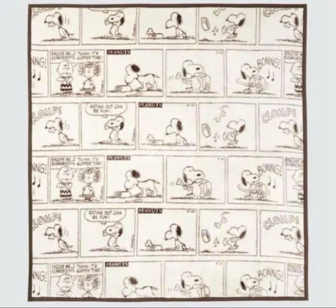 スヌーピー　ヒートテック毛布　シングル