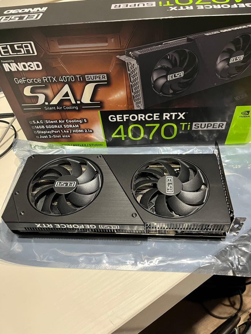 グラフィックボード・グラボ・ビデオカード elsa geforce rtx4070ti super