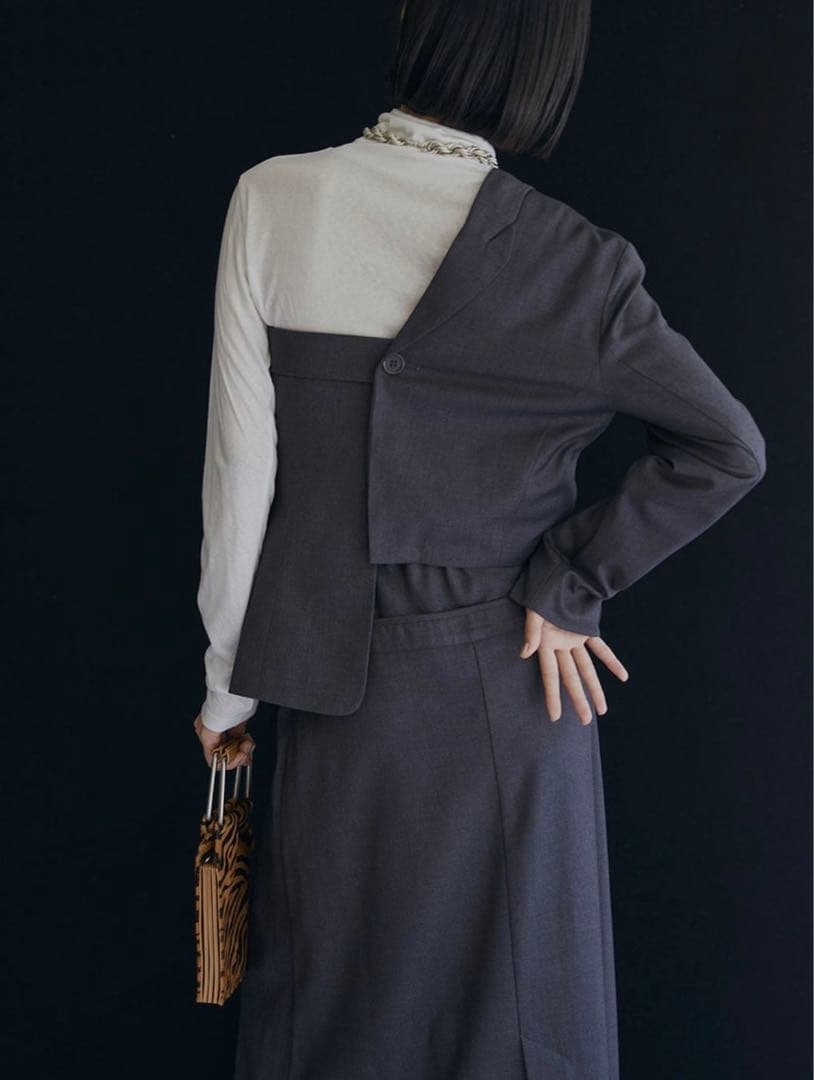 M*中様 REMAKE LIKE JACKET TOP インナー、スカート　3点