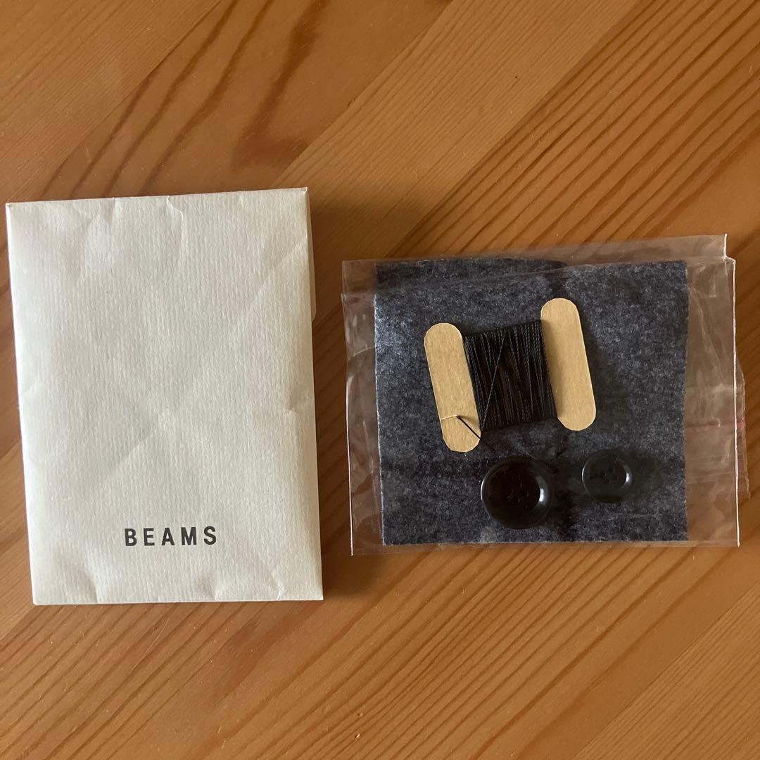 美品 BEAMS ウールシルク ウインドウペーン 秋冬 ジャケット グレー 50