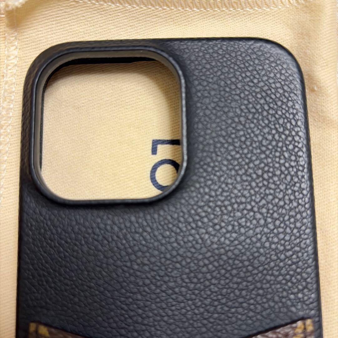 ✨極美品✨ルイヴィトン　iPhone15promaxケース　モノグラム　黒