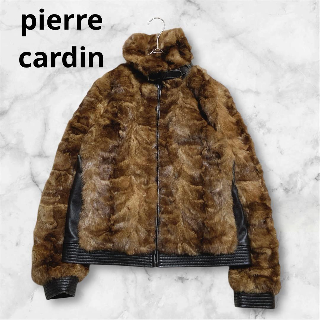 最高級⭐️ピエールカルダン　ラムレザージャケット　セーブル　シングルライダース