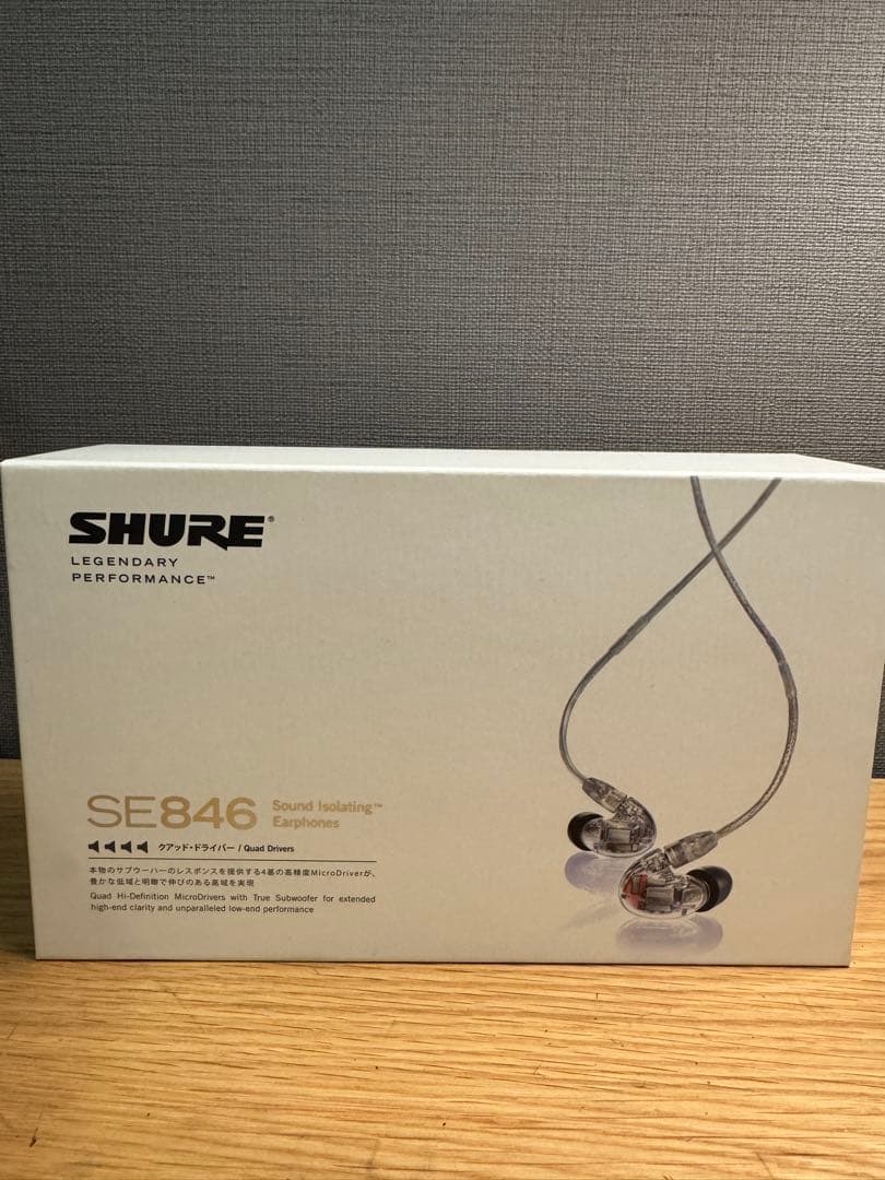 SHURE SE846 イヤホン クリア