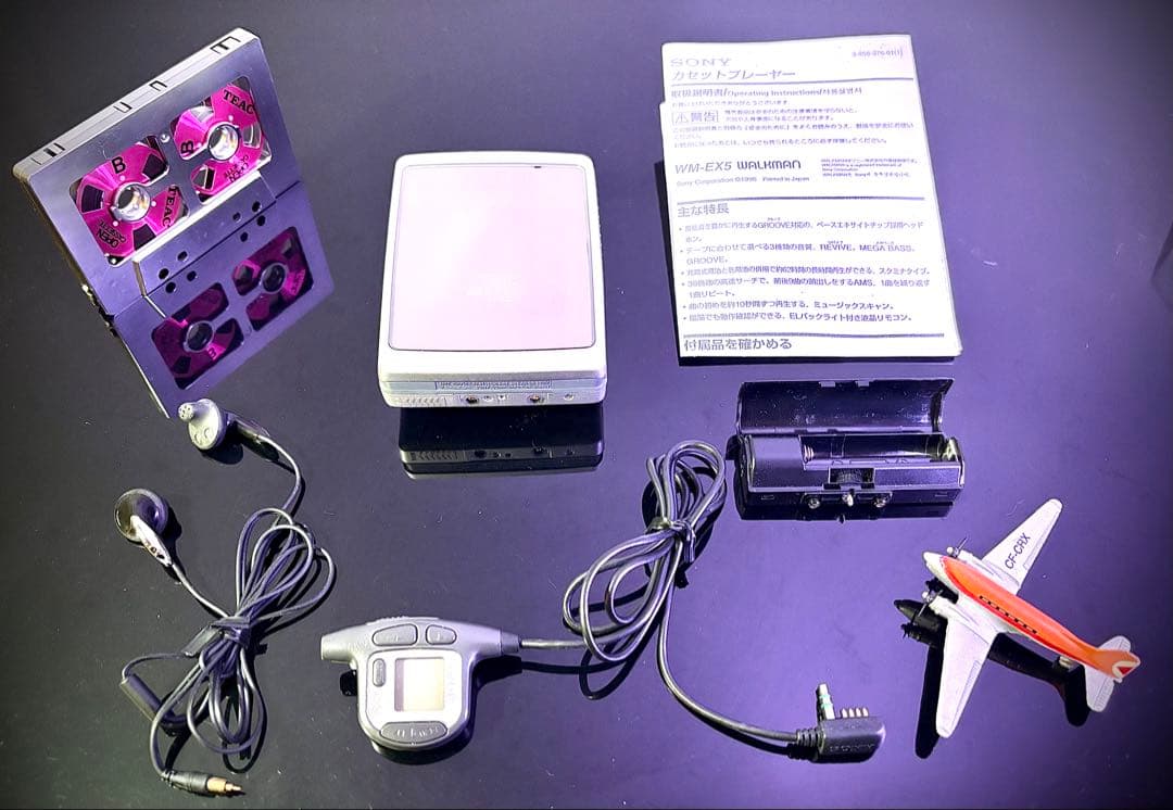カセットウォークマン SONY WM-EX5 付属品「整備済み、完動美品」