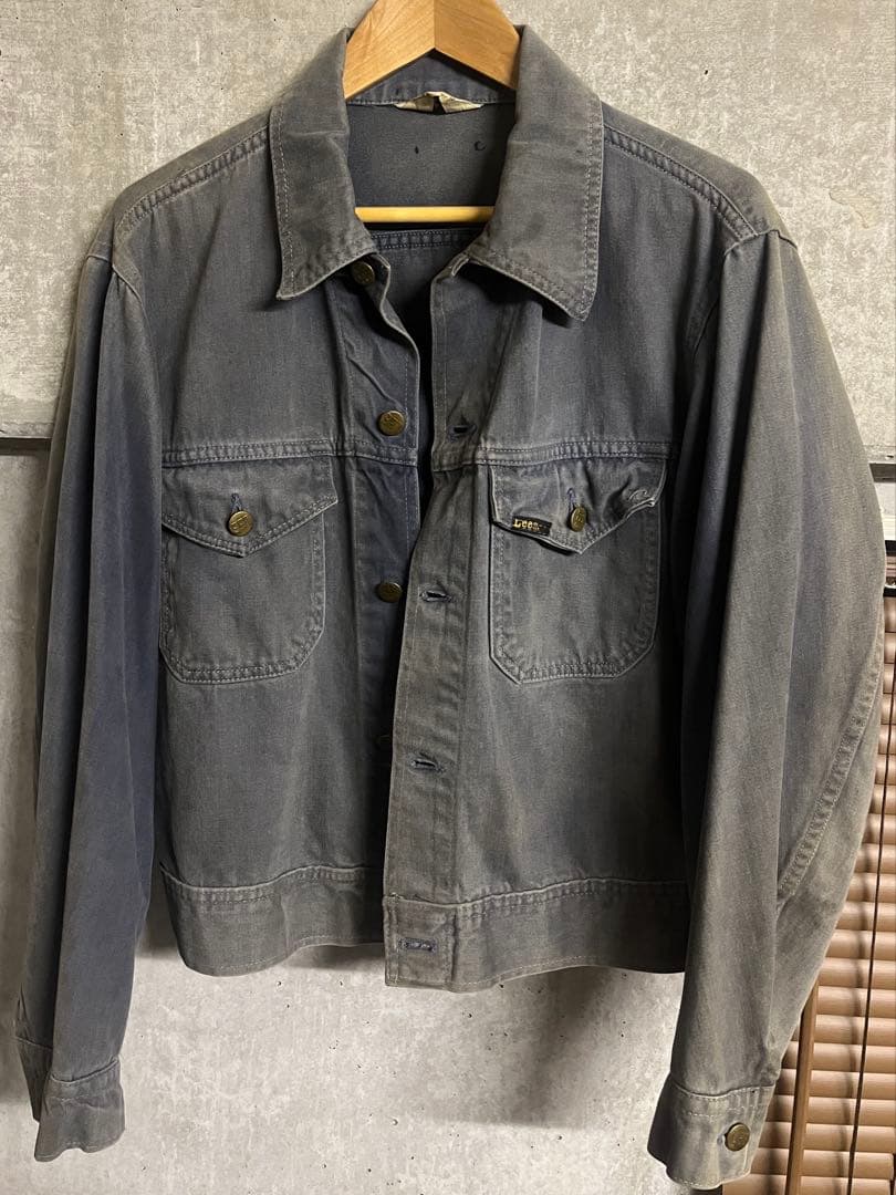 大文字三角タグ　vintage LEE モールスキンジャケット