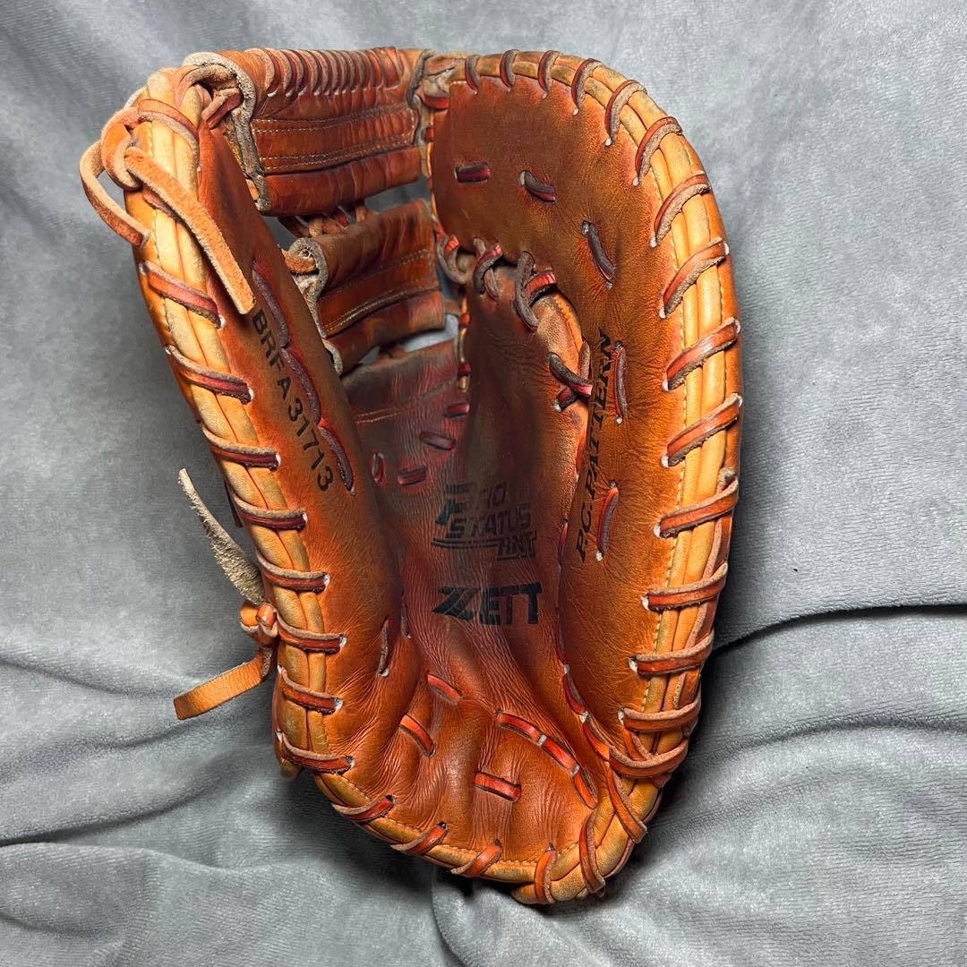 ZETT PROSTATUS 軟式用グローブ 日本製 オレンジ