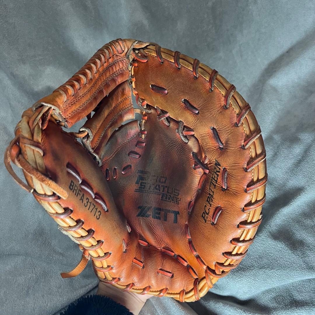 ZETT PROSTATUS 軟式用グローブ 日本製 オレンジ