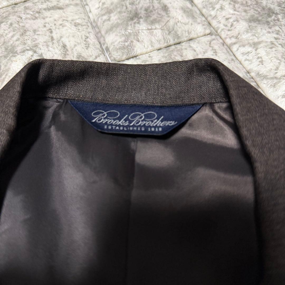 ブルックスブラザーズ　スーツ　ダークブラウン　ウール100% 極美品