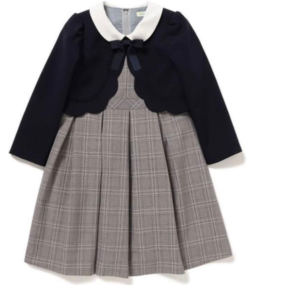 BEAMS mini / セレモニー ワンピース ボレロ セット 120㎝