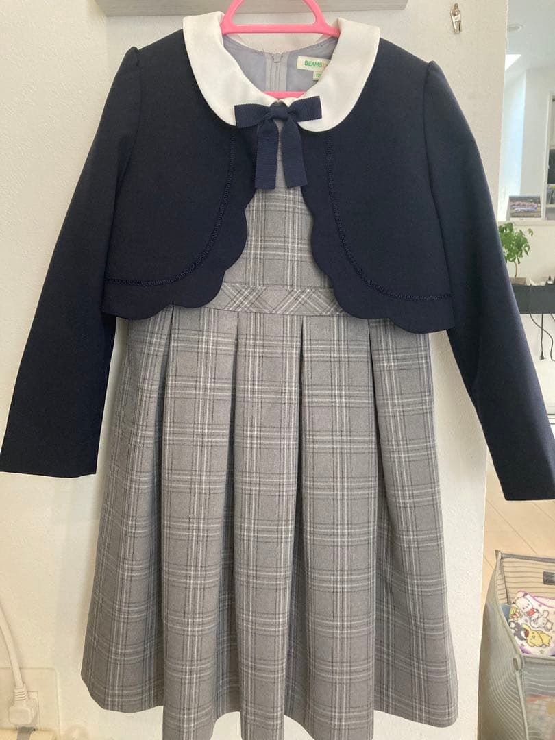 BEAMS mini / セレモニー ワンピース ボレロ セット 120㎝