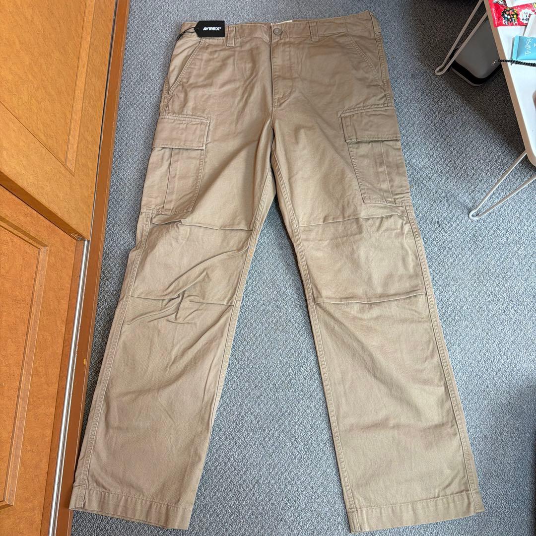 AVIREX ベーシック ミリタリー ファティーグ カーゴパンツ