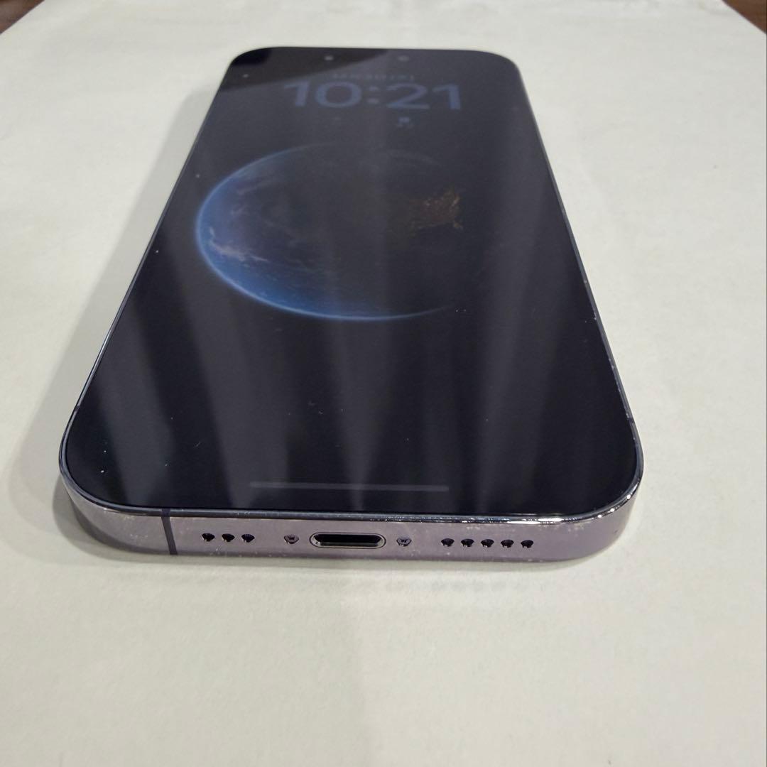 Apple iPhone 14 Pro ディープパープル 256GB ケース付