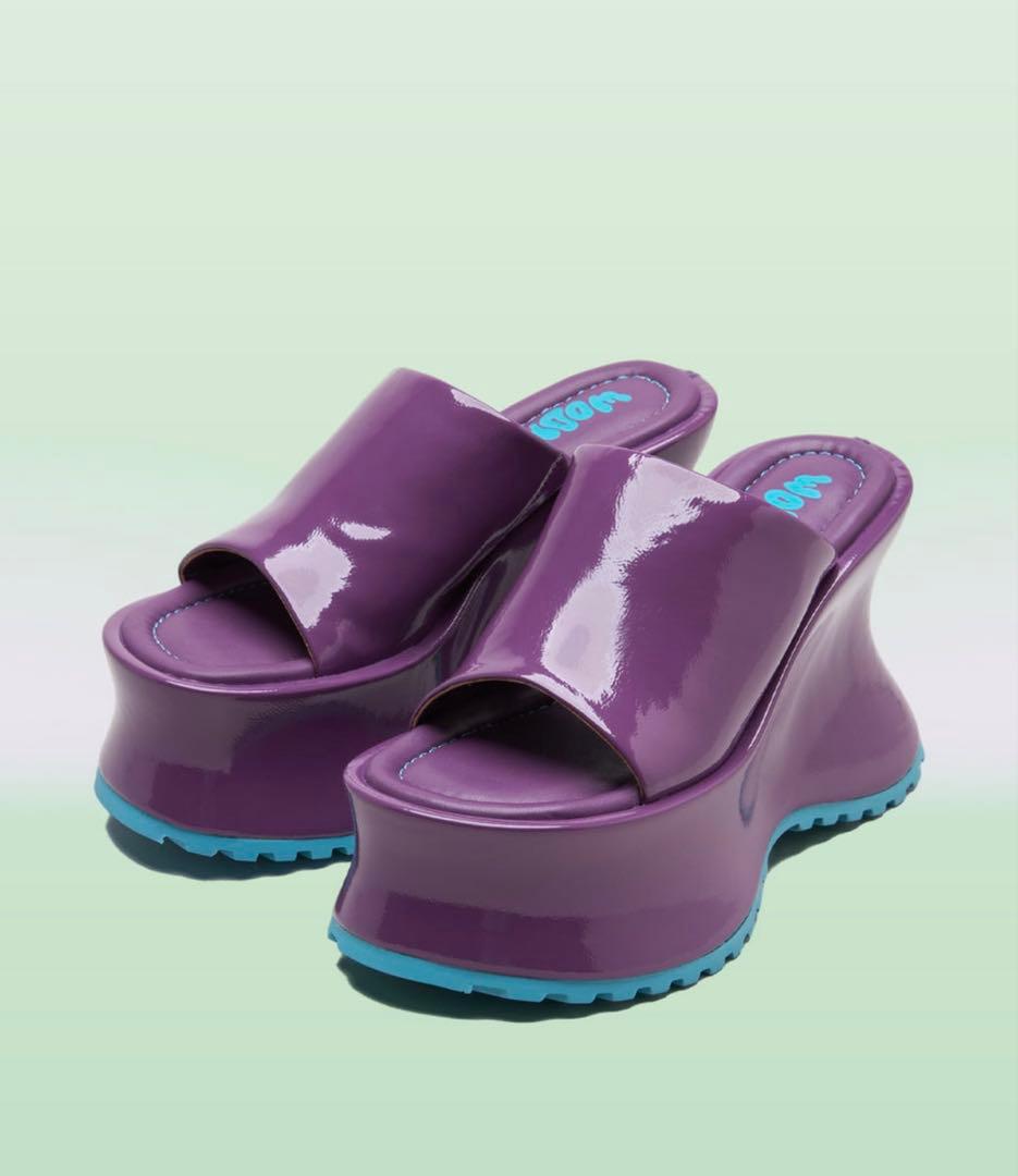 WOOMII コレット パープル クリンクル　37 試し履きのみ