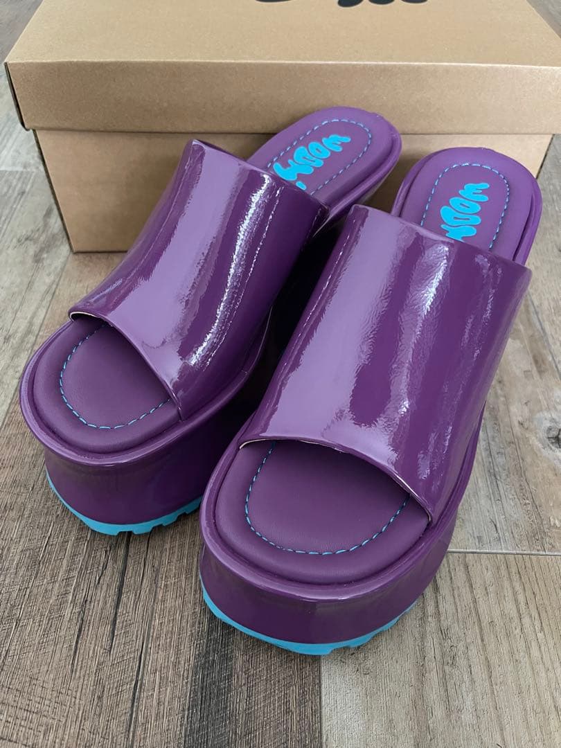 WOOMII コレット パープル クリンクル　37 試し履きのみ