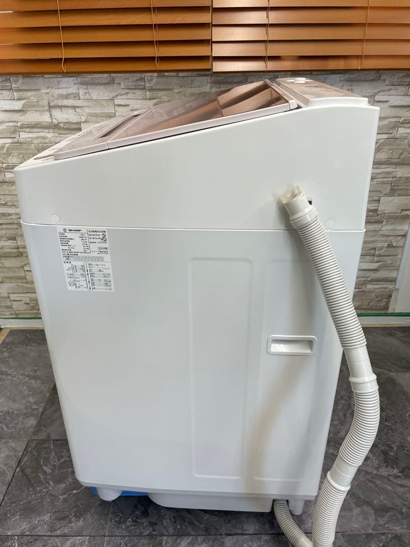 SHARP シャープ 7kg 全自動電気洗濯機 ES-GV7H-P 2024年製