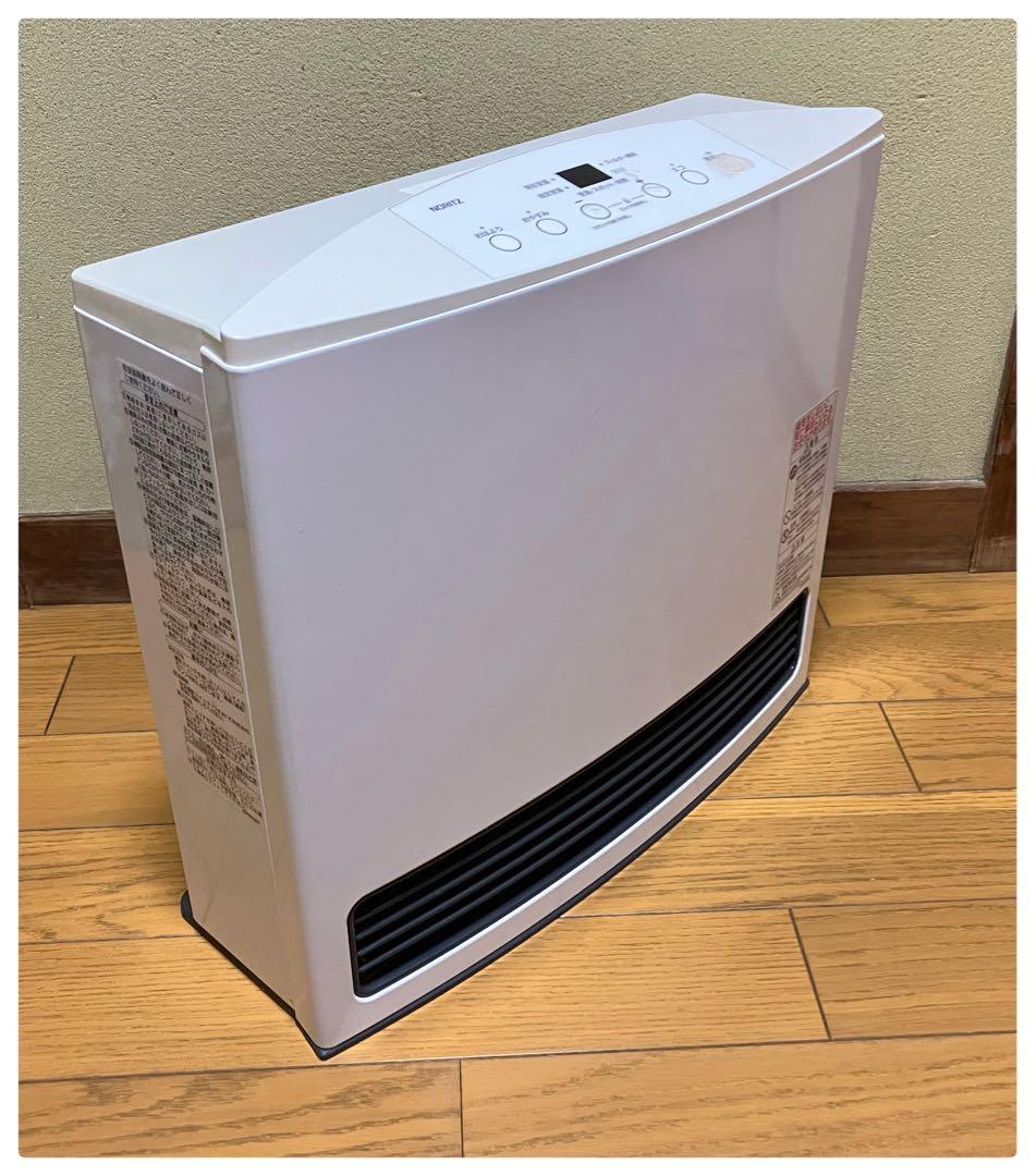 ノーリツ ガスファンヒーター GFH-4004S-W5 都市ガス ガスコード付き