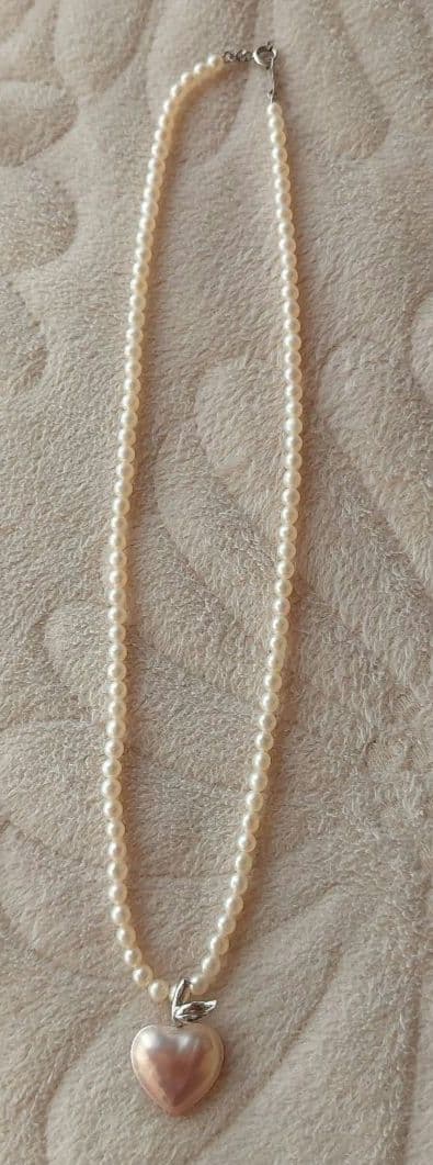 【美品】TASAKIネックレス ハート 保証書付き