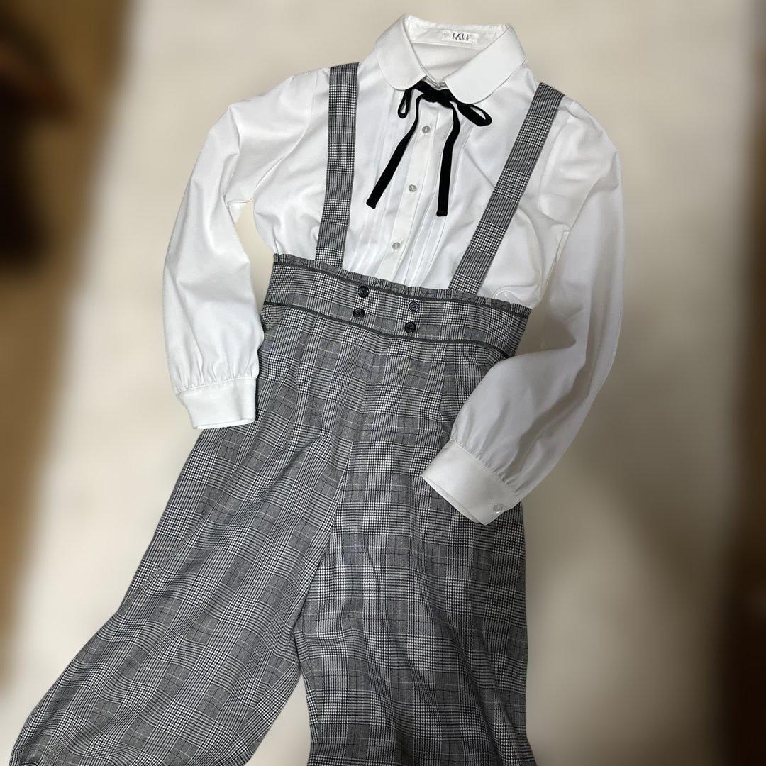 美品✨ELLE EN NOIR 卒業式 ブレザー ワイドパンツ セットアップ