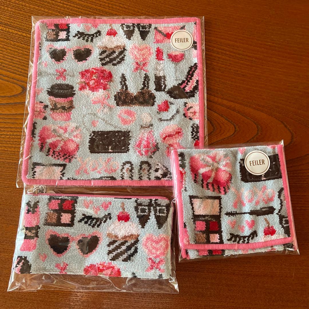 フェイラー　ハンカチ他3点セット