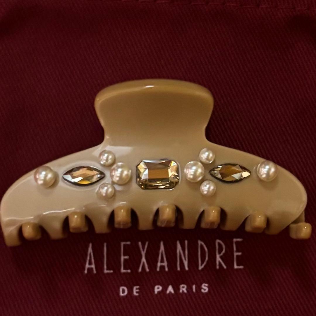 アレクサンドルドゥパリ　 ヘアクリップ　小サイズ　ラインストーン