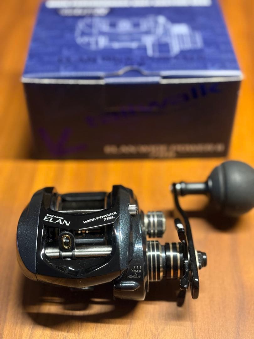 テイルウォークELAN WIDE POWER II 71BL 両軸リール