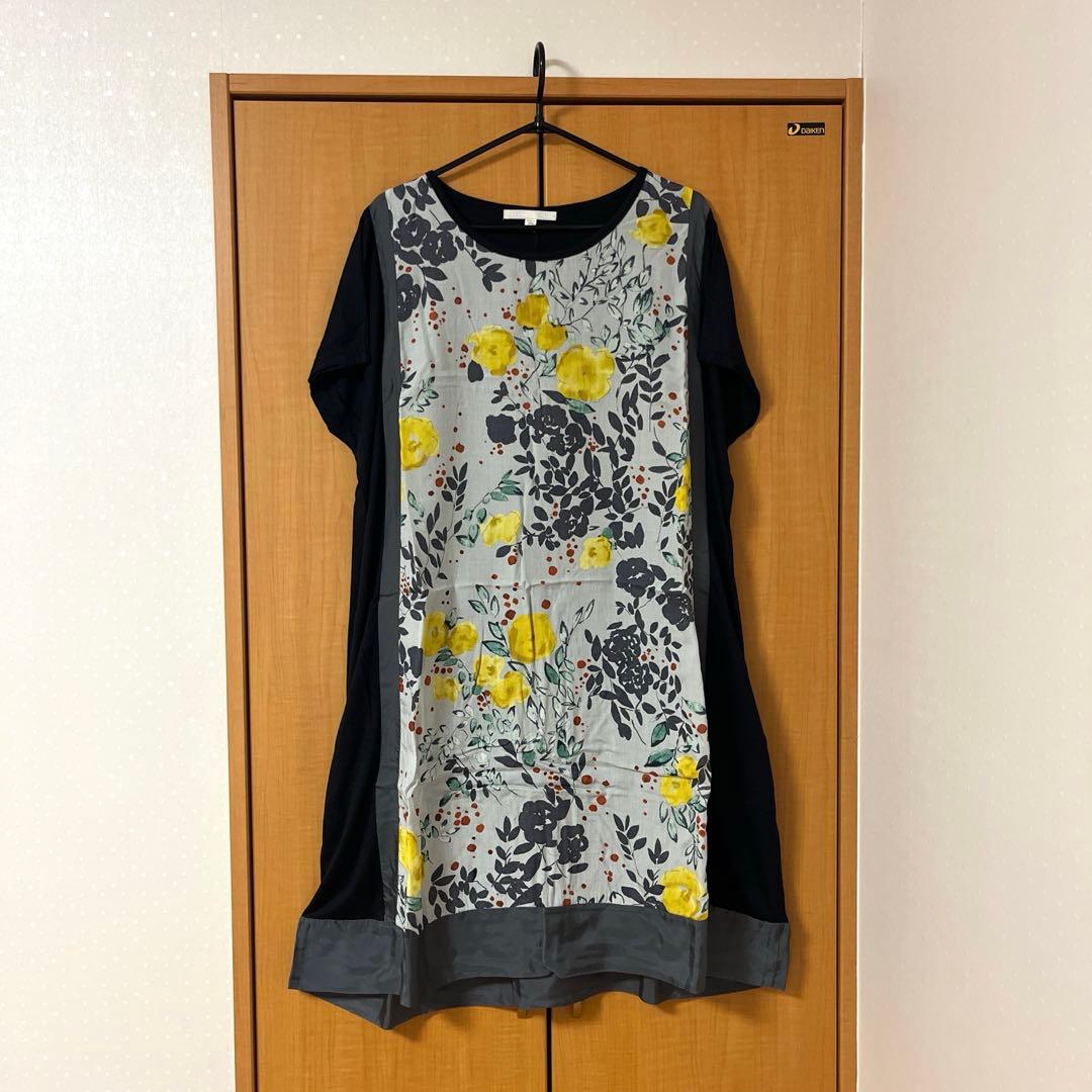 KEI Hayama PLUS ポケット付き花柄チュニック