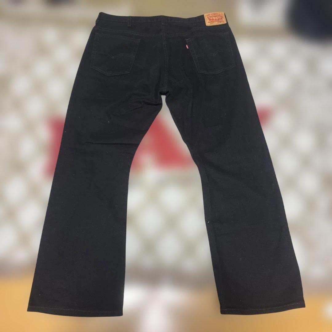 希少ビッグサイズLevi's 517 ブラック フレア デニム W42 L30