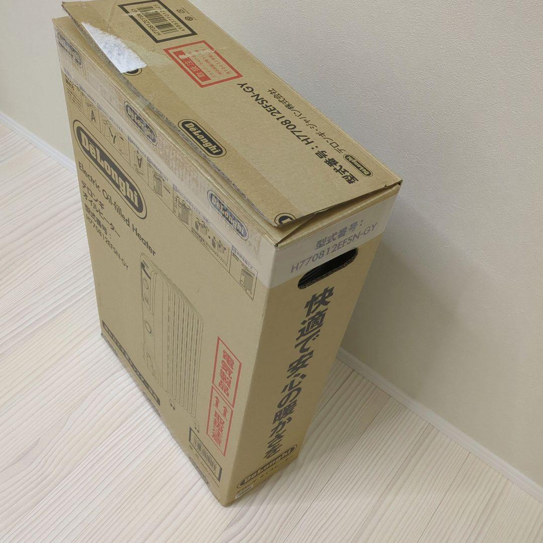 未使用 DeLonghi H770812EFSN-GY　デロンギオイルヒーター