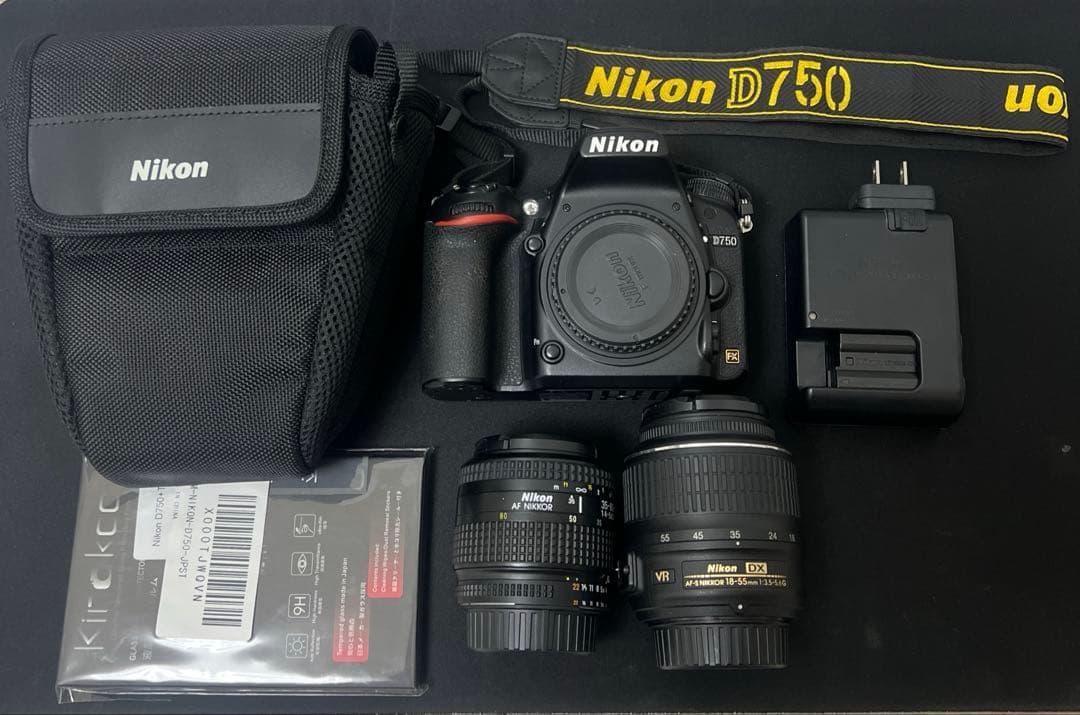 【美品】一眼レフカメラNikon D750/Nikonレンズ付属