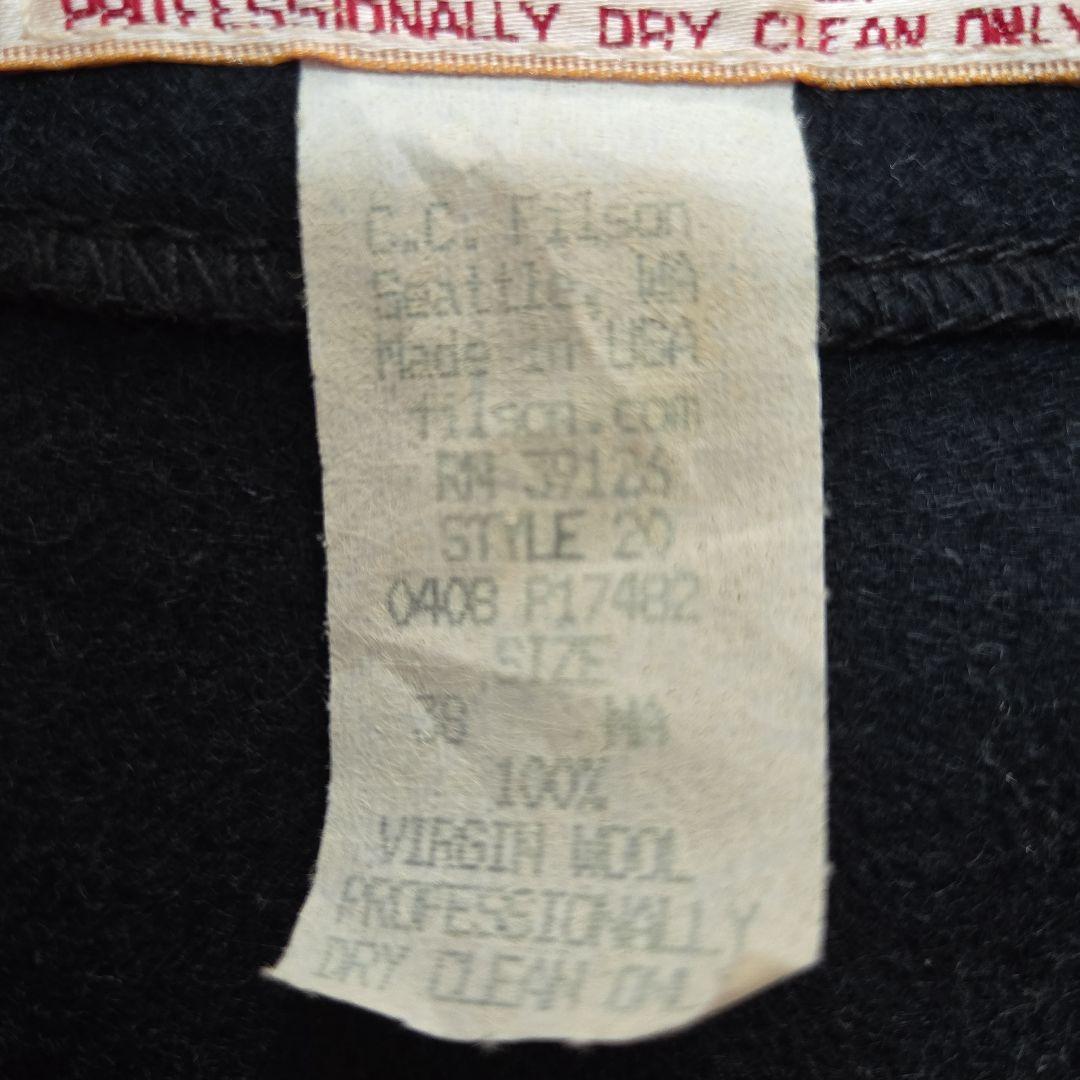 FILSON MACKINAW WOOL VEST 38 ネイビー　USA製