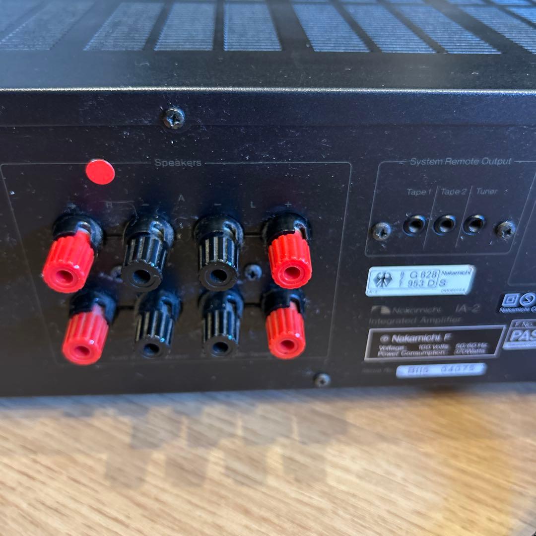 NAKAMICHI IA-2 プリメインアンプ　300台限定　極太ケーブル仕様