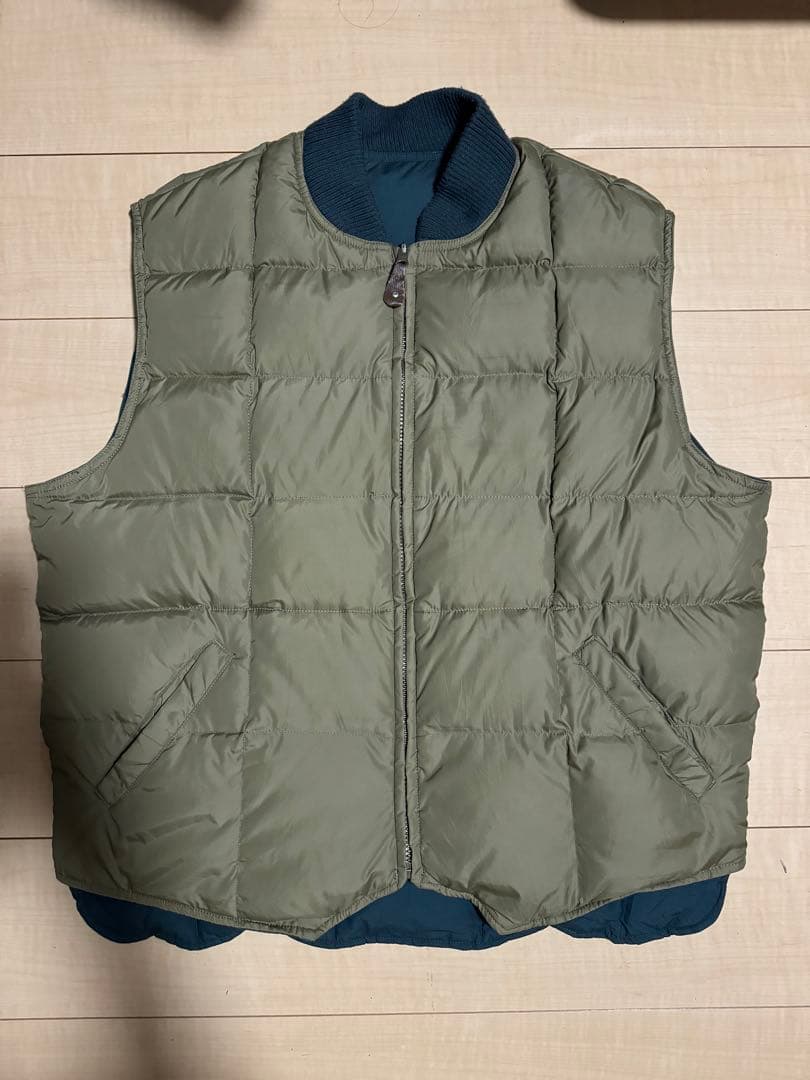 エディーバウアー　Eddie Bauer ダウンベスト　リバーシブル