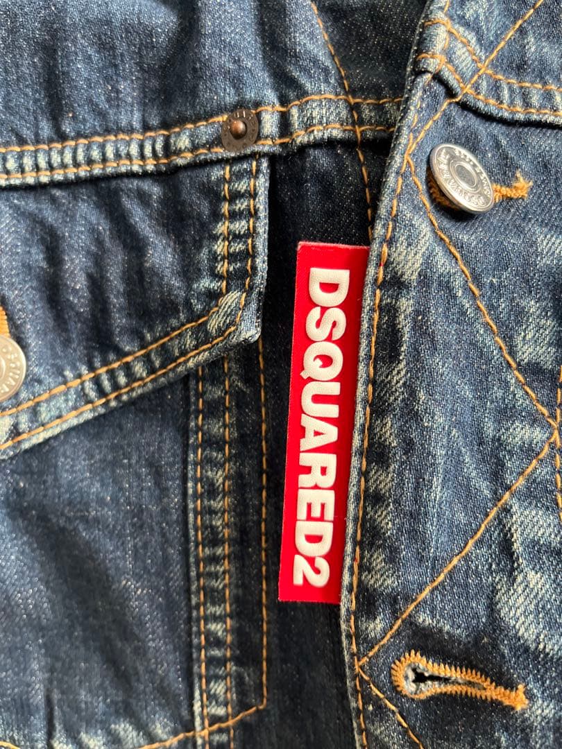美品　DSQUARED2 デニムジャケット L ディースクエアード Gジャン