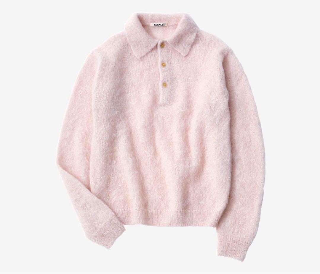 h*e様 AURALEE brushed super kid mohair kn